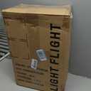 LIGHT FLIGHT Expandable Carry On Luggage 22x14x9 Airline Approved with Double Spinner Wheels, 20 Inch Lightweight Hard Shell Rolling Suitcases with TSA Lock, Blue