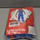 Morph Killer Doll Costume Men, Creepy Doll Costume Mens, Halloween Costumes For Men, Halloween Costumes For Adults (XX-Large)