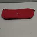 Hair Tools Travel Bag with Heat Resistant Mat and Lining, Portable 2 in 1 Hair Storage Bag for Curling Iron, Flat Irons, Straighteners and Haircare Accessories(Red)