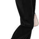 CFLONGE Women's Summer High Waisted Pants for Women 2026 Casual Ankle Length Pant for Work Office Trouser Slacks with Pockets (Black, M)
