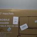 Maxtek Rolling Whiteboard 48x36 Large Magnetic White Board on Wheels Black