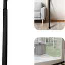 Sliding Door Security Bar, Door Jammer 2-in-1 Adjustable, Door Stoppers Security  40 Different Adjustments, by Guard Dog Security (Black)