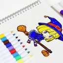 Acrylic Paint Markers - 12 Colors Acrylic Paint Markers with Medium Point - Acrylic Pens for Rock Painting, Wood, Canvas, Stone, Glass, Ceramic,Crafts Making Art Supplies, DIY Crafts