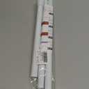 White Tension Curtain Rod for Windows 28 to 48 inch, Adjustable Expandable Pressure Spring Curtain Rod No Drilling, 7/8" Curtain Rod for Bedroom Doorway Closet Door