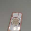 Diaclara Magnetic for iPhone 15 Pro Case, [Military-Grade Drop Proof & Fit for MagSafe] Built-in Shockproof Screen Protector, [Camera Lens Protector] Phone Cover for iPhone 15 Pro 6.1"(Coral Pink)