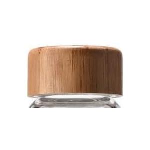 Veegoal Replacement Bamboo Lid for 25 Oz and 18 Oz Glass Water Bottles  Compatible with Veegoal Brand Bottles Only