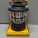 LUXPRO Retro LED Lantern - Battery-Powered Emergency Lantern - Water Resistant - Bright LED Lamp for Indoor & Outdoor Use - Use for Tents, Hiking or Hurricane Prep - Black