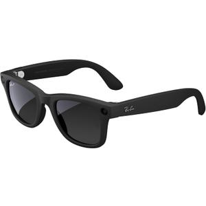 Meta Ray-Ban Glasses  (Large, Wayfarer, Matte Black/Polarized Gradient Graphite, Large)