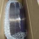 Rubtlamp 60Pcs Clear Plastic Plates, Clear Disposable Plates With Gold Rim, Heavy-duty Gold Plates, Hammered Party Plates Include 30 Clear Dessert Plates, 30 Dinner Plates for Wedding, Party