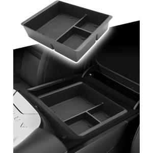 CDEFG for 2025 2026 Nissan Armada Accessories Center Console Organizer Tray Armada (SV, SL, Platinum, Pro-4X, Platinum Reserve) Armrest Storage Middle Console Insert