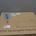 Unicook 22 Inch Extra Large Pizza Stone for Oven and Grill, Rectangular Baking Stone 22" x 14" x 0.6", Thermal Shock Resistant, Ideal for Baking Several Crispy Pizzas Bread