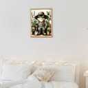 Diamond Painting Kits for Adults Beginners, Skull Butterfly Hummingbird Diamond Art Gift, 5D DIY Full Drill Round Rhinestone Gem Crafts for Halloween Christmas Home Wall Decor 12"x16" (Gardener Frog)