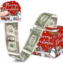 for Women Men, Christmas Surprise Money Box Cash Gift Pull, Red Decorations Surprise Christmas Box Gifts, Cash Gift Pull Surprise Money Box, Party Decor Supplies