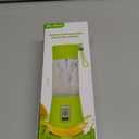 Cordless Mini Blender Make Smoothies & Shakes - Portable Blender with 380ML BPA-Free Travel Cup, USB Rechargeable, Easy to Clean, Suit in Gym/Office (Black)