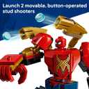 LEGO Marvel Mech Battle: Spider-Man vs. Doc Ock Building Toys for Kids - Super Hero & Villain Poseable Mech Toys W/3 Marvel Minifigures for Kids & Fans, Ages 6+ - Gift Idea for Birthdays - 76338