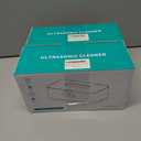 2 x snawowo Ultrasonic Jewelry Cleaner Machine- 28oz/800ml 49KHz Professional Retainer Cleaner |5 Timers LED Display |304 Stainless Steel Tank for Jewelry, Dentures, Retainers, Glasses, Rings, Watch Strap