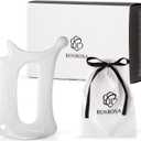 ROYROSA  K-Beauty, 100% Ceramic Guasha, Facial and Body Acupuncture Therapy, Reduce Fine Lines and Wrinkles, Made in South Korea (Royrosa Guasha)