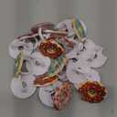 DECOPAC Donut Cupcake Rings, Cake Toppers, Multicolored Food Safe Decorations For Parties 24 Pack