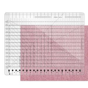 Slotted Quilting Ruler 17-3/4" x 22" - XL Non-Slip Acrylic Sewing Ruler