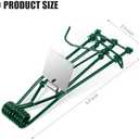 Qualirey 8 Pcs Outdoor Gopher Trap Easy to Set Mole Trap Weather Resistant Gopher Killer Vole with Red T Type Labels for Lawn Garden Farm (Green)