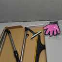 Carpet Rake for Pet Hair Removal - Reusable Pet Hair Remover, 60 Adjustable Long Handle Cat Dog Carpet Rake Scraper with Patented Design, Dog Hair Rake Brush for Rugs, Mats (Blue)