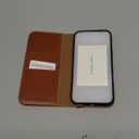 SHIELDON Case for iPhone 16 Pro Max 5G 2024, Genuine Leather Folio Wallet Magnetic Kickstand RFID Blocking Card Slots Shock-Absorbent Phone Cover Compatible with iPhone 16 Pro Max 6.9" - Retro Brown