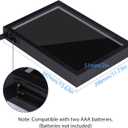 Light Up Pin Display Case 16x12 Black Enamel Pin Display Board with Light, Pin Holder and Pin Collection Display Frame, Pin Display for Wall or Tabletop, Pin Board for Enamel Pins