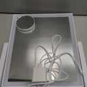 HIEEY Lighted Makeup Mirror, 14.1" x 12.1" Hollywood Vanity Mirror with Lights, Three Color Lighting Modes, and 5X Magnification Mirror, Smart Touch Control, 360Rotation (White,Gift Box)