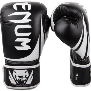 Venum Challenger 2.0 Boxing Gloves (14 oz, Black/White)