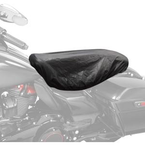 FOVPLUE Seat Rain Cover,Water-Resistant Two-Up Seat Bra Fits Seats up to 23" L x 15" W,Universal for Harley Touring CVO Electra Glide Street Glide Road Glide Road King,Dyna,Softail,Sportster