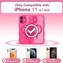 CAPRARO Cute for iPhone 11 Case, Compatible with MagSafe Hot Pink