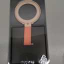 TORRAS 2025 Upgrade (Gen 6.0) Magnetic Phone Grip Holder Kickstand with Braided Strap, Fit for MagSafe Ring Removable, for iPhone 17 16,15, 14, 13 12 Pro/Max Samsung, Google (Rose Gold), Ostand Ring