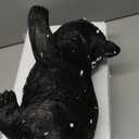 Bits and Pieces  Bear Cub Tree Hugger - Yard Decorations - Adorable Tree Sculpture - Outdoor Decoration - Garden Peeker Yard Art - 13-3/4" x 8"