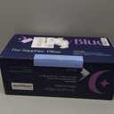 DreamyBlue Gusseted SAPPHIRE Pillow • Adjustable Loft, Luxury Cover, Shredded Memory Foam Fill w/Airflow Beads •Ideal For Wide Shoulders •Neutral Alignment for All • CertiPURUS Certified Foam (Queen)