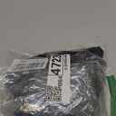 ZAFUL Women's V Neck Bikini Sets Double Shoulder Straps Two Piece Bathing Suit Tummy Control Swimwear (Medium, Black-017)