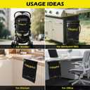 50 PCS Disposable Car Trash Bags Hanging, Leak-proof, Odor Seal. 2 Gallon Car Garbage Bags, Big Capacity. Independent of Car Trash Can, Easy Stick-On Car trash Bin for Car, SUV, Truck, Stroller. Black (50 Count (Pack of 1))