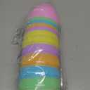 JOYIN 6 Pcs Large Pastel Easter Eggs, 6 Inches Jumbo Plastic Eggs Fillable for Easter Themed Hunt Colorful Basket Stuffers Fillers Filling Treats Party Favor Classroom Prize Supplies