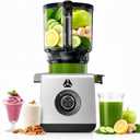 AAOBOSI Cold Press Juicer Machine, 6.45-Inch Extra Wide Feed Chute