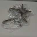 3 Pcs Cast Iron 8 Pointed Atomic Starburst Cute Wall Hooks Mid Century Star Hooks Modern Decor Easy Install Decorative Towel Hook for Coats Aprons Hats Vintage and Eclectic Decor