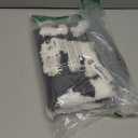 Get Naked Bath Mat 16"x29" Ultra Absorbent Non Slip Quick Drying Machine Washable Cute and Cool Rug Ideal for Your Bathroom (Black and White)