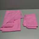 Gwine Sheer Curtains 84 Inches Long - Light Filtering Rod Pocket Window Curtain Panels for Bedroom, Elegant Soft Voile Living Room Sheer Drapes, Each 42Wx84L, 2 Panels, Hot Pink