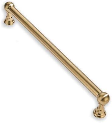 5 Pack Appliance Pull 12 Inch Solid Kitchen Cabinet Handles Brushed Brass Cabinet Pulls Gold Drawer Pulls Cabinet Hardware Kitchen Handles for Cabinets Cupboard Handles