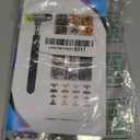 Qfun 120 Set Snap Fasteners Kit for Leather 12mm Metal Button Snaps Press Studs with 4 Setter Tools, 1 Hammer, 4 Color Leather Snaps for Clothes, Jackets, Jeans, Wears, Bracelets, Bags