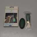 Hyundai Key Fob Cover with Key Chain, Upper Leather + Soft TPU Car Key Case for Hyundai Ioniq 6 Grandeur GN7 KONA Elanrtra Santa Fe Tucson (2023-2025) Sonata (Green, 5 Buttons)