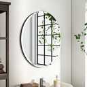 18 x 24 in Oval Bathroom Mirror for Over Sink,Frameless Wall Mirror
Slim design with a hand-polished beveled edge and 4mm silver glass. For bathroom vanities, powder rooms and bedrooms.
