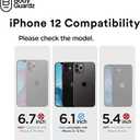 BodyGuardz Carve, Impact Resistant Case Compatible with The iPhone 12/12 Pro (Clear)