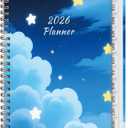 5 x 2026 Planner, Weekly and Monthly Calendar Planner Agenda, Jan 2026 - Dec 2026, Planning Academic Book, Office Desk Accessories and School Supplies - A5 (6.3'' x 8.5'') (Star)
