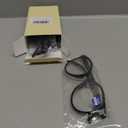 GIBLOGO Reading Glasses for Women/Men Eye Glasses Blue Light Reading Glasses Cheaters Eyeglasses (Black + Leopard + Black/Clear), Magnification Strength: 2.5 x