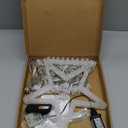 PUHONG Color Changing Christmas Lights, 4 In 1 Outdoor Star String Lights, 320 LED Christmas Decoration Lights [11 Modes & Waterproof & Remote] for Halloween Xmas New Year Holiday (Warm+Multicolor)