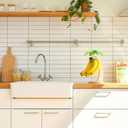 Banana Holder - Banana Hanger Tree with Stainless Steel Hook for Kitchen Countertop